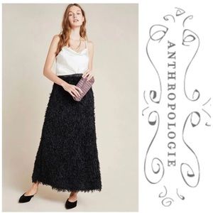 NWT Sunday in Brooklyn Chantal Feathered Skirt Size Small